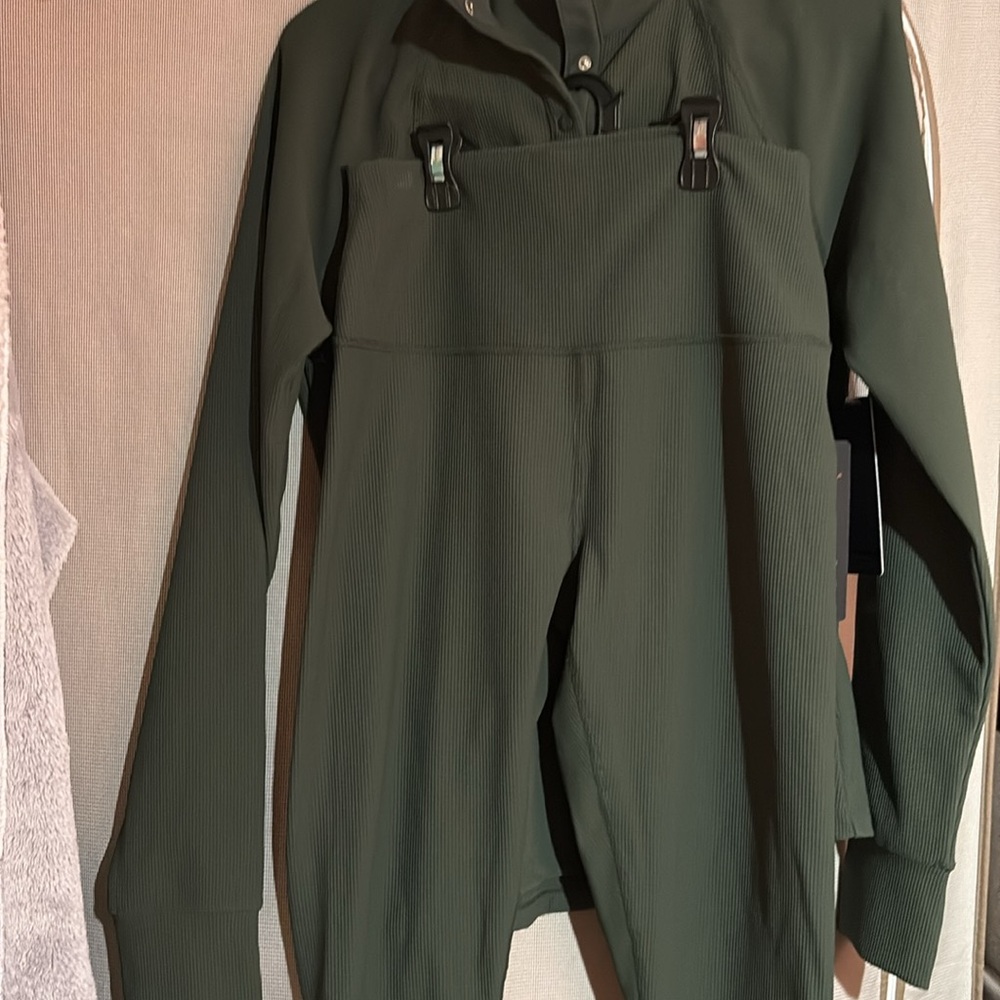 90 Degree By Reflex Olive Green Jumpsuit